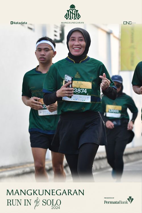Race photo from Mangkunegaran Run 2024