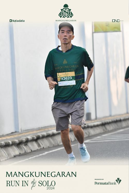 Race photo from Mangkunegaran Run 2024