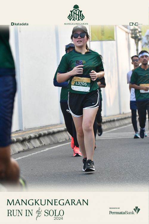 Race photo from Mangkunegaran Run 2024