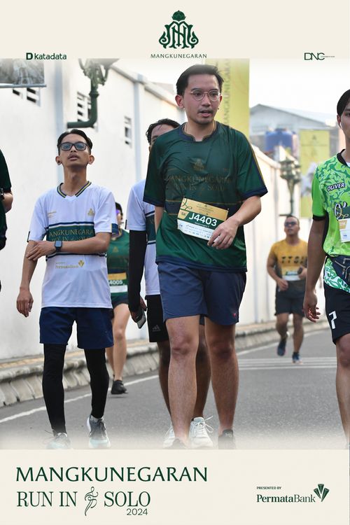 Race photo from Mangkunegaran Run 2024