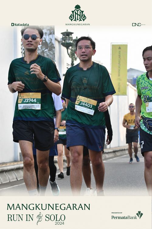 Race photo from Mangkunegaran Run 2024