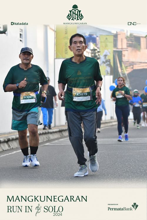 Race photo from Mangkunegaran Run 2024
