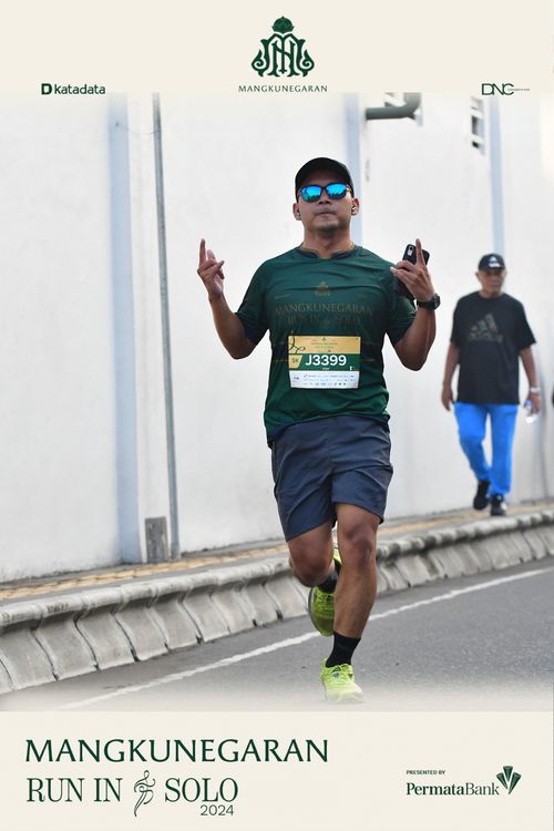 Race photo from Mangkunegaran Run 2024