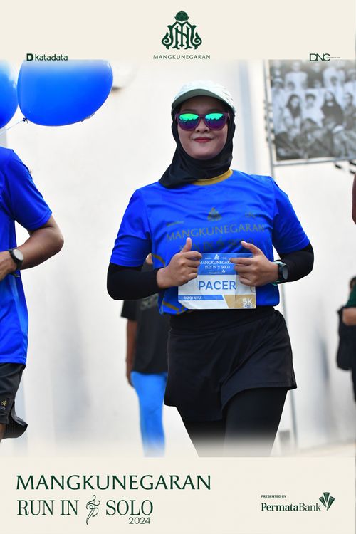 Race photo from Mangkunegaran Run 2024