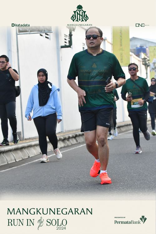 Race photo from Mangkunegaran Run 2024