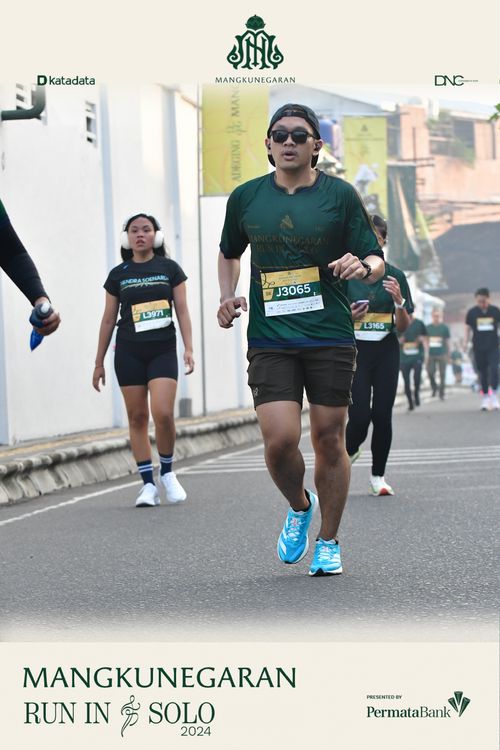 Race photo from Mangkunegaran Run 2024