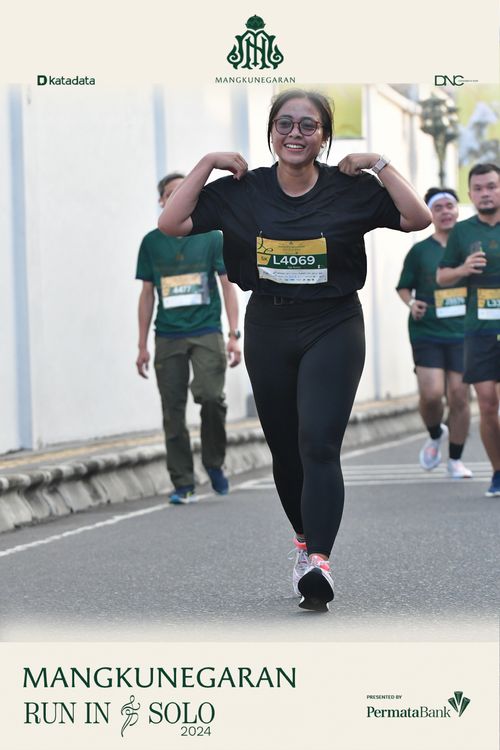 Race photo from Mangkunegaran Run 2024