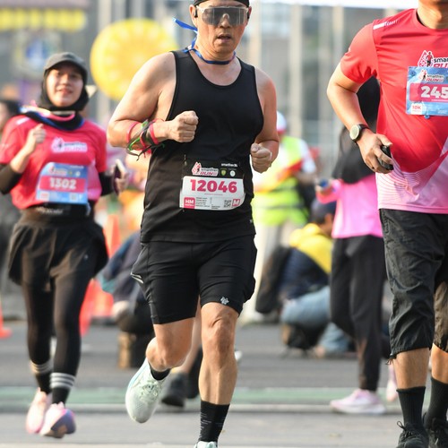 Race photo from SMARTFREN RUN 2026