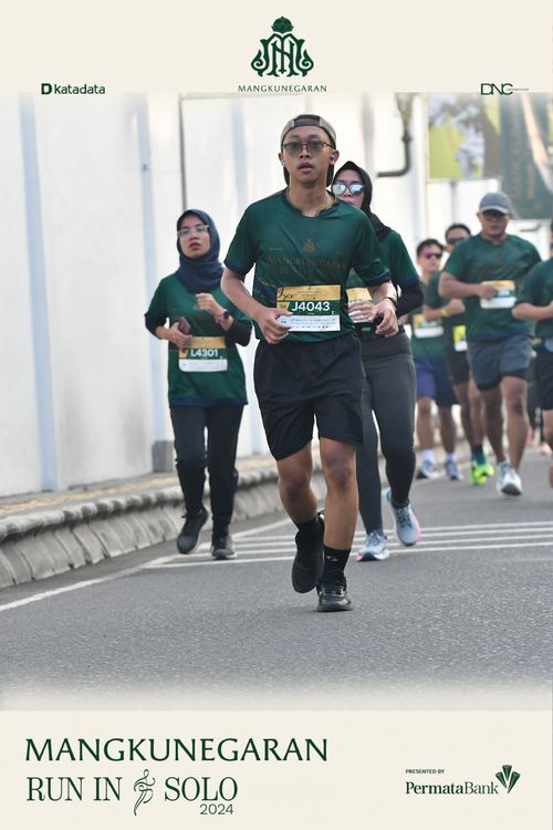 Race photo from Mangkunegaran Run 2024