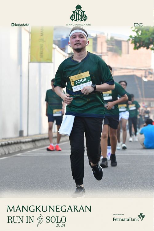 Race photo from Mangkunegaran Run 2024