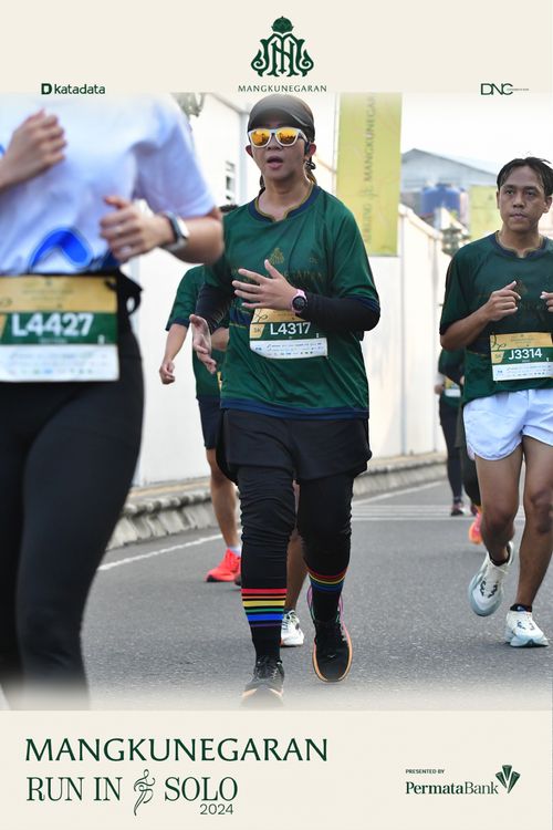 Race photo from Mangkunegaran Run 2024