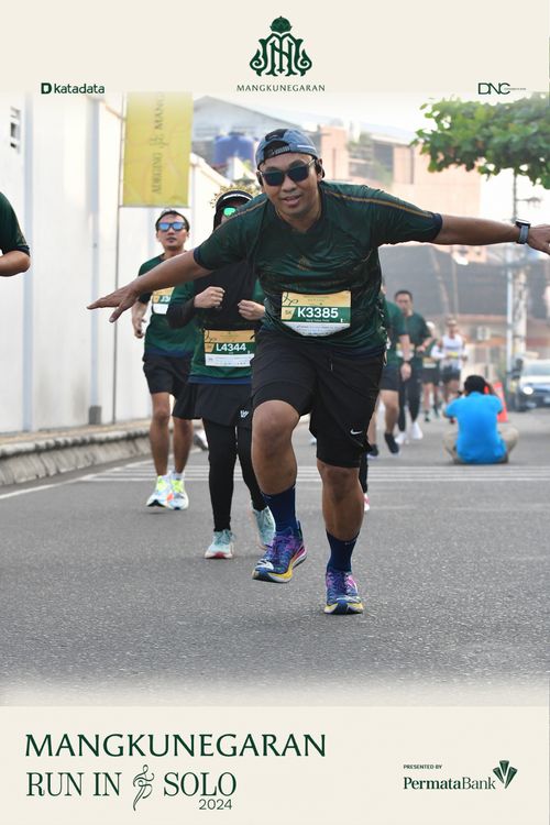 Race photo from Mangkunegaran Run 2024