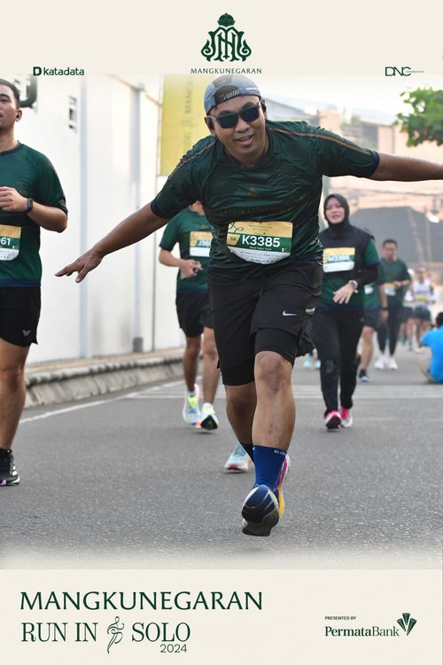 Race photo from Mangkunegaran Run 2024