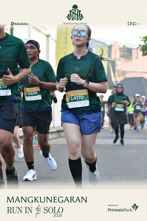 Race photo from Mangkunegaran Run 2024