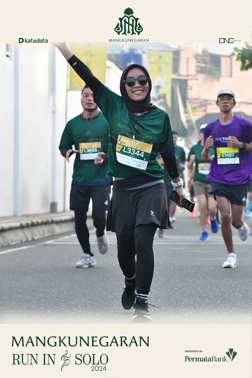 Race photo from Mangkunegaran Run 2024