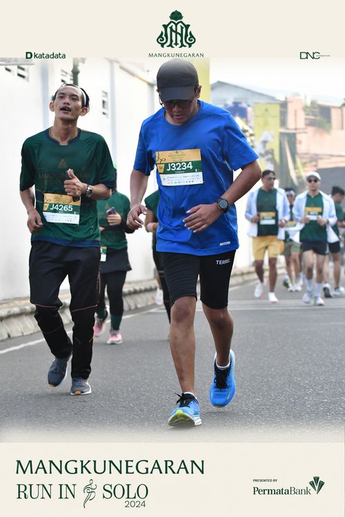 Race photo from Mangkunegaran Run 2024