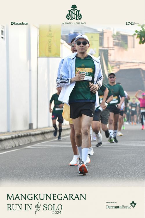 Race photo from Mangkunegaran Run 2024
