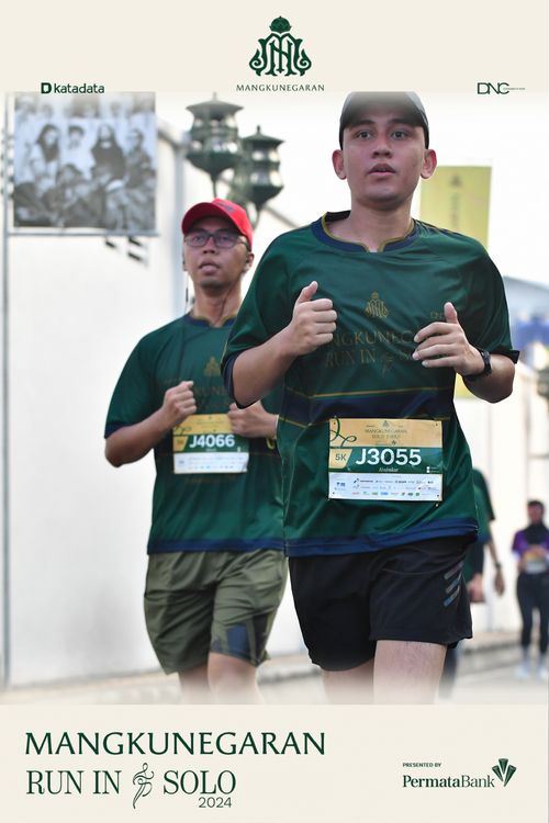 Race photo from Mangkunegaran Run 2024