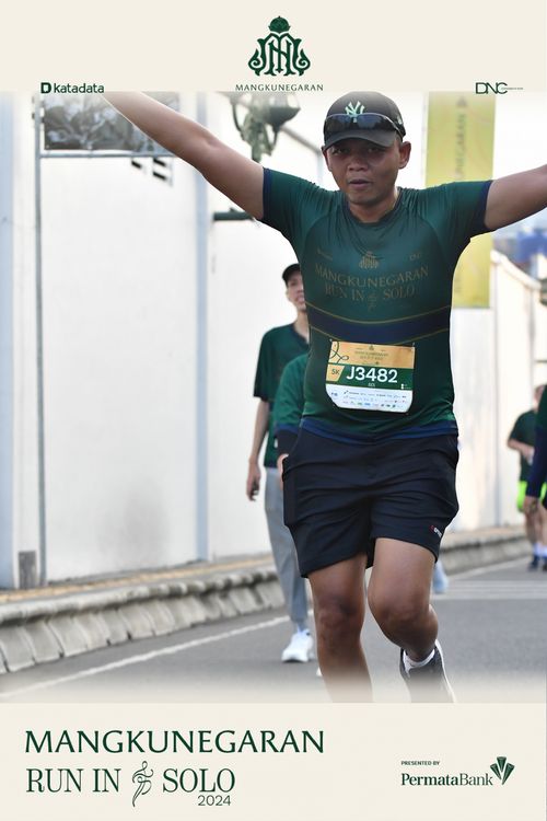 Race photo from Mangkunegaran Run 2024