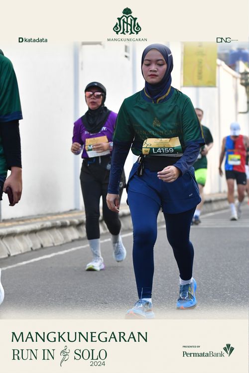 Race photo from Mangkunegaran Run 2024