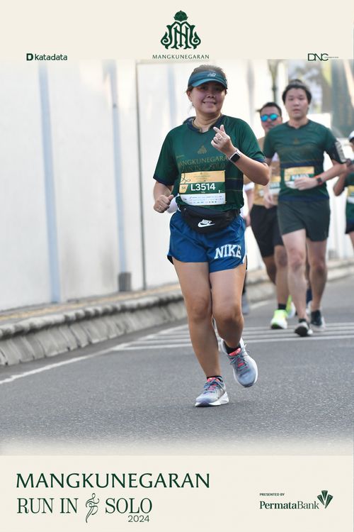 Race photo from Mangkunegaran Run 2024