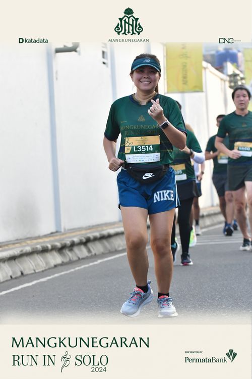 Race photo from Mangkunegaran Run 2024