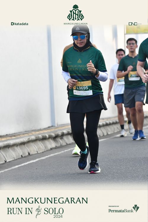 Race photo from Mangkunegaran Run 2024