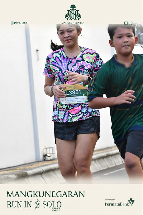Race photo from Mangkunegaran Run 2024