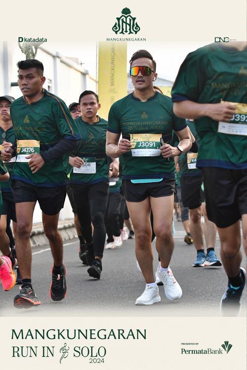 Race photo from Mangkunegaran Run 2024