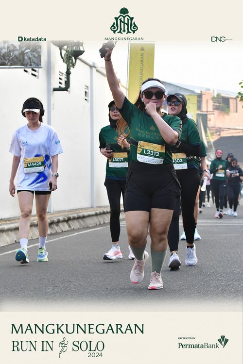 Race photo from Mangkunegaran Run 2024
