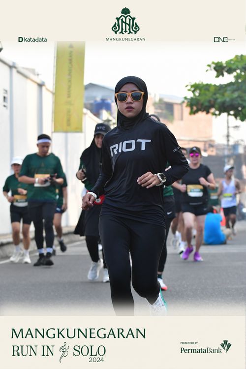 Race photo from Mangkunegaran Run 2024