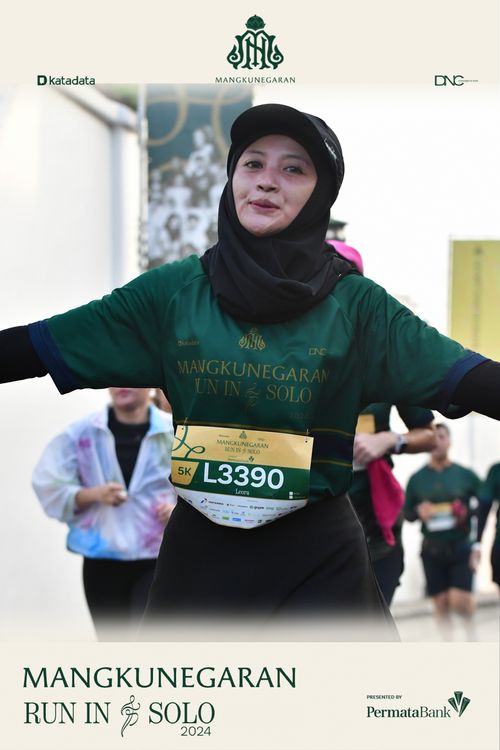 Race photo from Mangkunegaran Run 2024