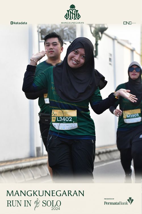 Race photo from Mangkunegaran Run 2024
