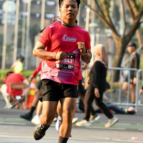 Race photo from SMARTFREN RUN 2026