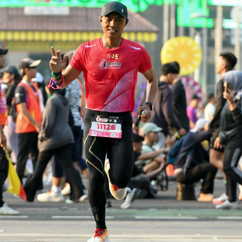 Race photo from SMARTFREN RUN 2026