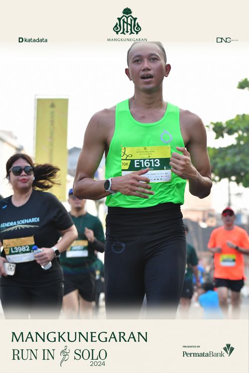 Race photo from Mangkunegaran Run 2024