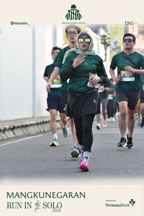 Race photo from Mangkunegaran Run 2024