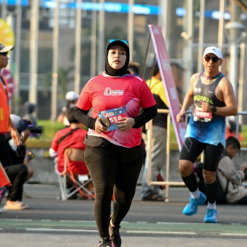 Race photo from SMARTFREN RUN 2026