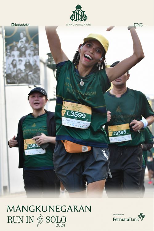 Race photo from Mangkunegaran Run 2024