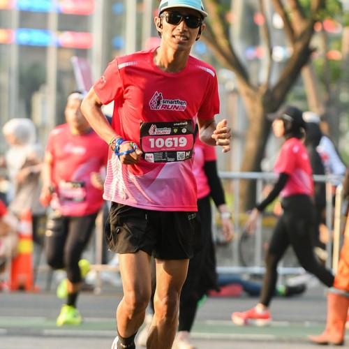 Race photo from SMARTFREN RUN 2026