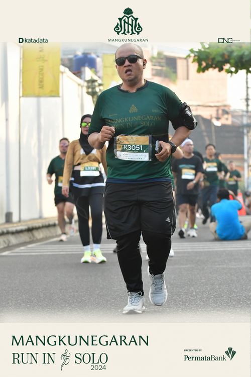 Race photo from Mangkunegaran Run 2024