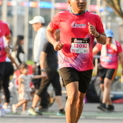 Race photo from SMARTFREN RUN 2026