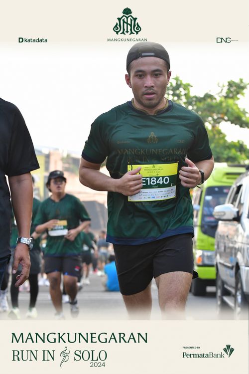 Race photo from Mangkunegaran Run 2024