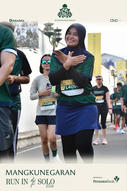 Race photo from Mangkunegaran Run 2024