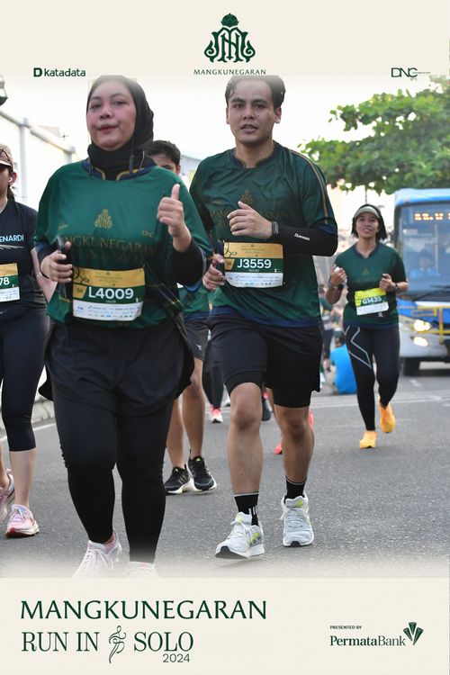 Race photo from Mangkunegaran Run 2024