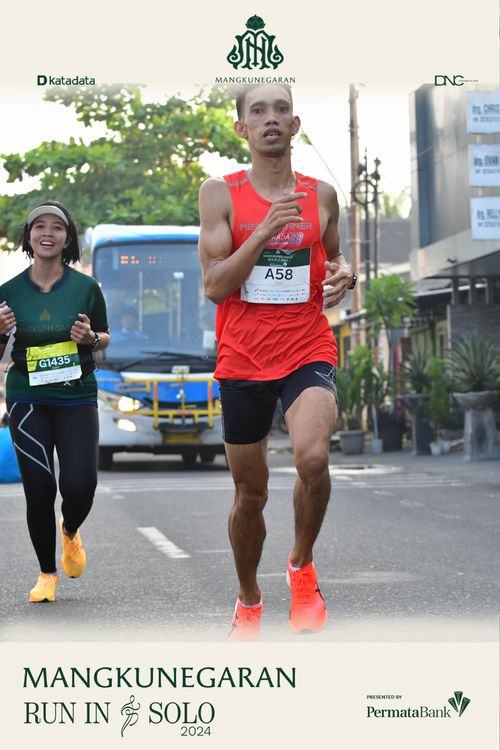 Race photo from Mangkunegaran Run 2024
