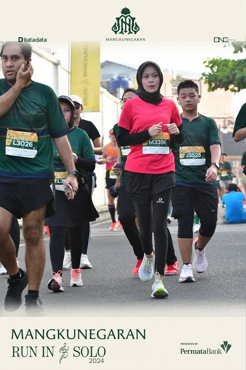 Race photo from Mangkunegaran Run 2024