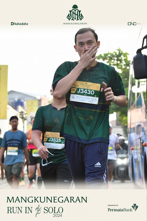 Race photo from Mangkunegaran Run 2024