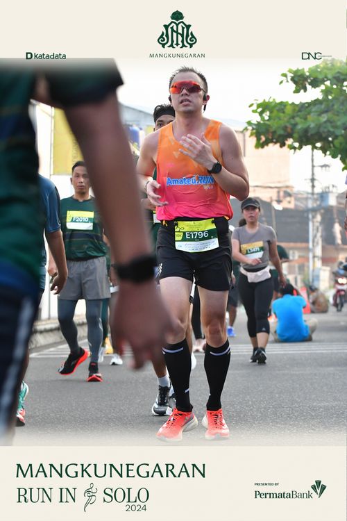 Race photo from Mangkunegaran Run 2024