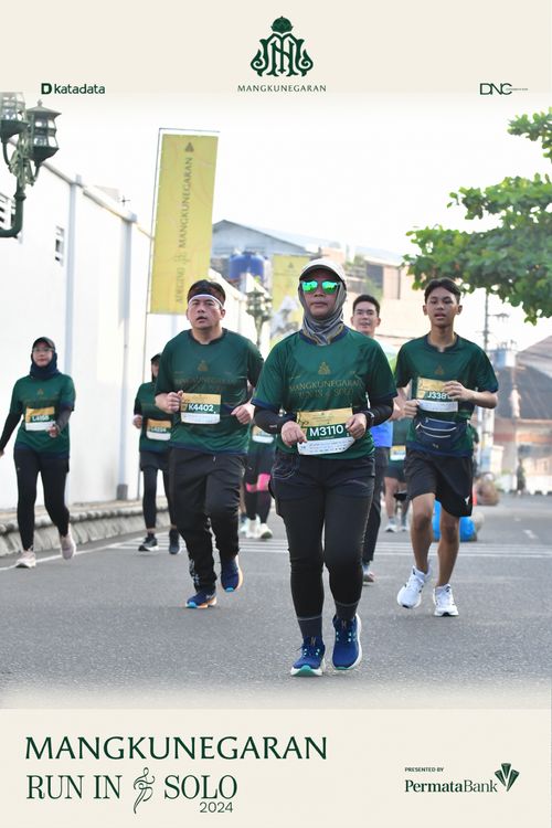 Race photo from Mangkunegaran Run 2024